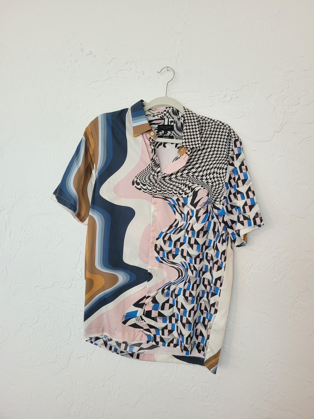 Ted Baker Mixed Art Print Shirt